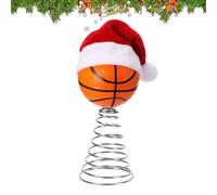 Sports Christmas Tree Topper - Basketball Golf Inspired Decor, Eye Catching Festive Ornament, Highlights Passion and Energy for Home Apartment Study Church Display, Decoration Piece, Multi Color