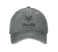 Sports de Plein air Chapeau de Soleil Unisexe Rock Falling in Reverse Logo Unisexe Casquette de Baseball Musique en détresse Casquettes lavées Chapeau Rétro Extérieur Été Couvre Chef Cadeaux