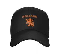 Sports de Plein air Unisexe Pur Coton Retro Holland Casquette de Baseball pour Hommes et Femmes Luxe Chapeau personnalisé Noir Couleur Cadeaux