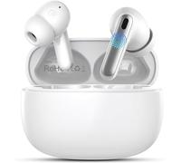 SPORTS EARBUDS Écouteurs sans Fil Bluetooth 5.4 avec réduction de Bruit,3D Stéréo HiFi, Oreillette Bluetooth sans Fil, IPX7 Écouteurs Étanches Sportif (Blanc Pur)