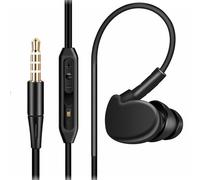 Sports Écouteurs Running Sweatproof avec oreillette microphone intra-auriculaire Metal composite Music Headset Mobile Stereo Bass pour iPhone6 Samsung