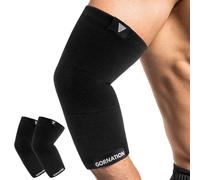 Sports Elbow Support,2 Premium Sports Sleeves For Fitness,Street Workout,Sports Compression Elbow Support,Men & Women,Compression/Protection Cuff