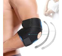 Sports Elbow Support With Compression Band,Compression Elbow Brace For Physical Activities-Adjustable Elbow Brace For Men And Women