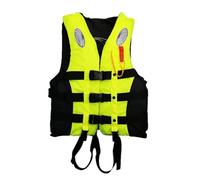 Sports Float Jacket for Adults and Kids, Adjustable High Buoyancy Flotation Vest for Kayaking Boating Snorkeling Swimming, Visible Safety Gear for Water Sports Activities(Yellow,3XL)