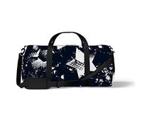 Sports Gym Duffle Bags for Yoga Dancing, Overnight Weekender Travel Bag Abstract Star Pattern, Workout Carry on Shoulder Bag for Women Men