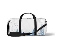Sports Gym Duffle Bags for Yoga Dancing, Overnight Weekender Travel Bag Beautiful Winter, Workout Carry on Shoulder Bag for Women Men