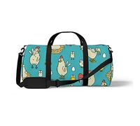Sports Gym Duffle Bags for Yoga Dancing, Overnight Weekender Travel Bag Easter Hen Nest, Workout Carry on Shoulder Bag for Women Men