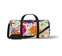 Sports Gym Duffle Bags for Yoga Dancing, Overnight Weekender Travel Bag Fish Marine Life, Workout Carry on Shoulder Bag for Women Men