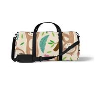 Sports Gym Duffle Bags for Yoga Dancing, Overnight Weekender Travel Bag Funny Sloth, Workout Carry on Shoulder Bag for Women Men