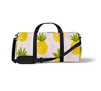 Sports Gym Duffle Bags for Yoga Dancing, Overnight Weekender Travel Bag Hand Drawing of Pine, Workout Carry on Shoulder Bag for Women Men