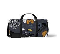 Sports Gym Duffle Bags for Yoga Dancing, Overnight Weekender Travel Bag Hand Painted Dog Face, Workout Carry on Shoulder Bag for Women Men