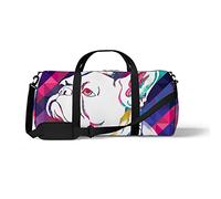 Sports Gym Duffle Bags for Yoga Dancing, Overnight Weekender Travel Bag Hand Painted French Bulldog, Workout Carry on Shoulder Bag for Women Men