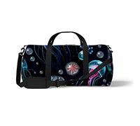 Sports Gym Duffle Bags for Yoga Dancing, Overnight Weekender Travel Bag Marine Life, Workout Carry on Shoulder Bag for Women Men