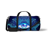 Sports Gym Duffle Bags for Yoga Dancing, Overnight Weekender Travel Bag Sacred Geometry Symbol, Workout Carry on Shoulder Bag for Women Men