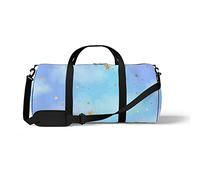 Sports Gym Duffle Bags for Yoga Dancing, Overnight Weekender Travel Bag Star Watercolor Background, Workout Carry on Shoulder Bag for Women Men