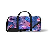 Sports Gym Duffle Bags for Yoga Dancing, Overnight Weekender Travel Bag Starfish Drawing, Workout Carry on Shoulder Bag for Women Men