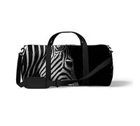 Sports Gym Duffle Bags for Yoga Dancing, Overnight Weekender Travel Bag Zebra'S Side, Workout Carry on Shoulder Bag for Women Men