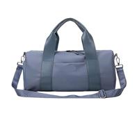 Sports Gym Handbag Women Fitness Swimming Training Bags Female Dance Yoga Mat Bag Outdoor Travel Luggage Pack with Shoes Pocket(Blue)