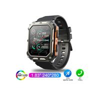 (Sports HealthOrange) 2025 Nouvelle montre intelligente C20 Pro Assistant vocal BT Appel sans fil Affaires IP68