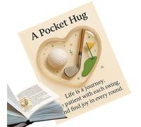 Sports Hug Keepsake, ensemble de cartes de motivation de poche, encouragement sur le thème du ballon, design compact de message en papier, sports inspirants, article de soutien positif pour les