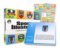 Sports Illustrated Calendrier 2026, édition Box - Calendrier 2026 de luxe journalier avec plus de 100 autocollants de rappel (cadeaux de question, fournitures de bureau)