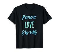 Sports Nautiques Peace Love Swim Life T-Shirt