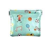 Sports Pets Portefeuille en cuir unique pour homme et femme