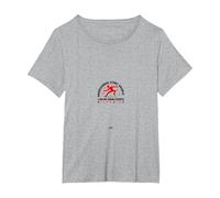 Sports pour Jeunes Champions de Baseball All-Star de la Little League T-Shirt, Femme Grandes Tailles, Gris Chiné, 2X