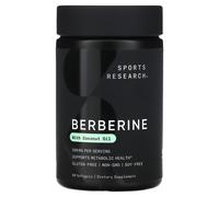 Sports Research, Berbérine avec Huile de Coco, 500 mg, 90 Gélules Souples