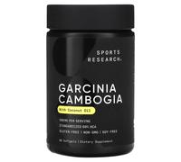 Sports Research, Garcinia Cambogia à l'Huile de Noix de Coco, 500 mg, 90 Gélules Souples