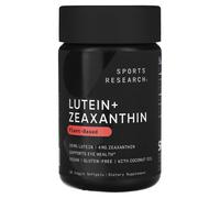 Sports Research, Lutéine + Zéaxanthine, à Base de Plantes, 30 Gélules Souples Végétales