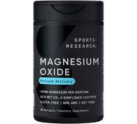 Sports Research, Oxyde de Magnésium, 420 mg, 90 Gélules Souples