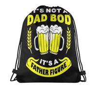 Sports Sac À Cordon Serrage Ce n'est Pas Un Papa BOD, C'est Une Figure Paternelle Sac pour Jouet Unisexe Sac De Gym À Cordon pour Natation, Les Voyages, École