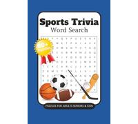 Sports Trivia Word Search: Word Search Puzzles with Easy to Read Print about Sports Trivia, Athletes, Competition and More | 6 x 9 inches, 120 pages | ... Gift for Vacations, Holidays, and Relaxation