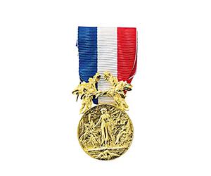 Sports Trophy Médaille Actes Courage et Dévouement Bronze