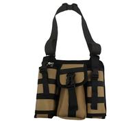 Sports Water Bottle Bag | Réglable Hiking Shoulder | Multi Pocket Carrier | Workout Bottle Holder, Hydration Shoulder Pouch, Compact Hiking Bag, Carabiner Water Bottle, Gym Shoulder Backpack, Kaki,