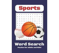 Sports Word Search Book: Fun Puzzle for Adults, Seniors, Kids, great for Anxiety Relief and Relaxation