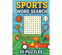 Sports Word Search Puzzle Book: 55 Easy to Read Word Search Puzzles about Sports, Football, Basketball more | 6x9 inches, 110 Pages | Perfect as a ... gift, Great for Long Journeys or Free time