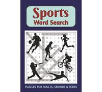 Sports Word Search Puzzle Book: Word Find with Easy to Read Print about High-Energy Games and Activities from Football and Basketball to Tennis, Track, and More
