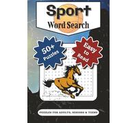 Sports Word Search Puzzle Book: Word Search with Easy-to-Read Print about Football, Basketball, Baseball, Soccer, Tennis and More | 50+ Fun Brain ... Perfect for Travel, Holidays and Leisure Time