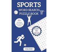 Sports Word Search Puzzle Book: Word Searches with Easy to Read about Sports and Discover Different Sports with Fun Facts and Trivia Challenges and ... for Back to School, Holidays, and Free Times