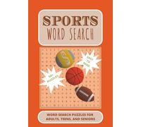 SPORTS WORD SEARCH PUZZLE BOOK: Word Searches with Easy to Read Print about SPORTS, EQUIPMENT, ATHLETICS, and More | 6 x 9 inches, 110 pages | 50+ Puzzles…Gift for Vacations, Holidays, and Free Times
