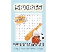 Sports Word Search Puzzle Book: Word Searches with Easy to Read Print about Sports, Soccer, Baseball, Football, Basketball and More | 6x9 inches, 110 ... and Free Times. Great for Anxiety Relief.