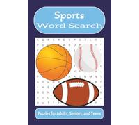 Sports Word Search: Word searches with easy to read print about sports, athletes, games, and more