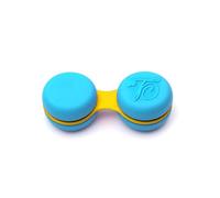 SPORTS WORLD VISION 1PC Étui à lentilles Contact Macaron Bleu Clair | Étui à lentilles Compact Portable et étanche | Boîte de Solution pour lentilles de Contact Durable et Pratique avec même Couleur