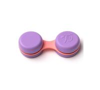 SPORTS WORLD VISION 1PC Étui à lentilles Contact Macaron Violet | Étui à lentilles Compact Portable et étanche | Boîte de Solution pour lentilles de Contact Durable et Pratique avec même Couleur