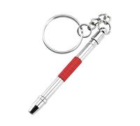 Sports World Vision Ensemble de Tournevis de Précision en Acier Inoxydable | Ensemble Mini 5-en-1 pour Lunettes, Sonnette Connectée, Montres et Bijoux - Rouge