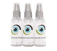 SPORTS WORLD VISION Leader Nettoyant Liquide pour Lentilles de Lunettes 3 x 59 ML, Flacon de 2 fl oz pour le Nettoyage des Lunettes et autres Solutions pour Lentilles de Contact Nettoyant en Spray