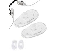 SPORTS WORLD VISION Plaquettes nasales | Plaquettes nasales en silicone souple de qualité supérieure en forme de A | 17mm Plaquettes de nez à visser 2 paires