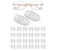 SPORTS WORLD VISION Plaquettes nasales | Plaquettes nasales en silicone souple de qualité supérieure en forme de A | 15mm Plaquettes Push-in 25 paires